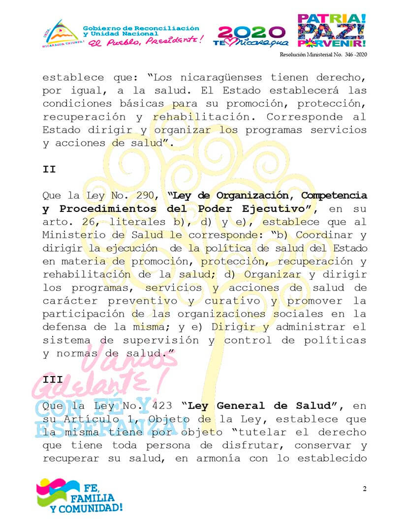 Nicaragua reanuda operaciones a reas y estas son las medidas