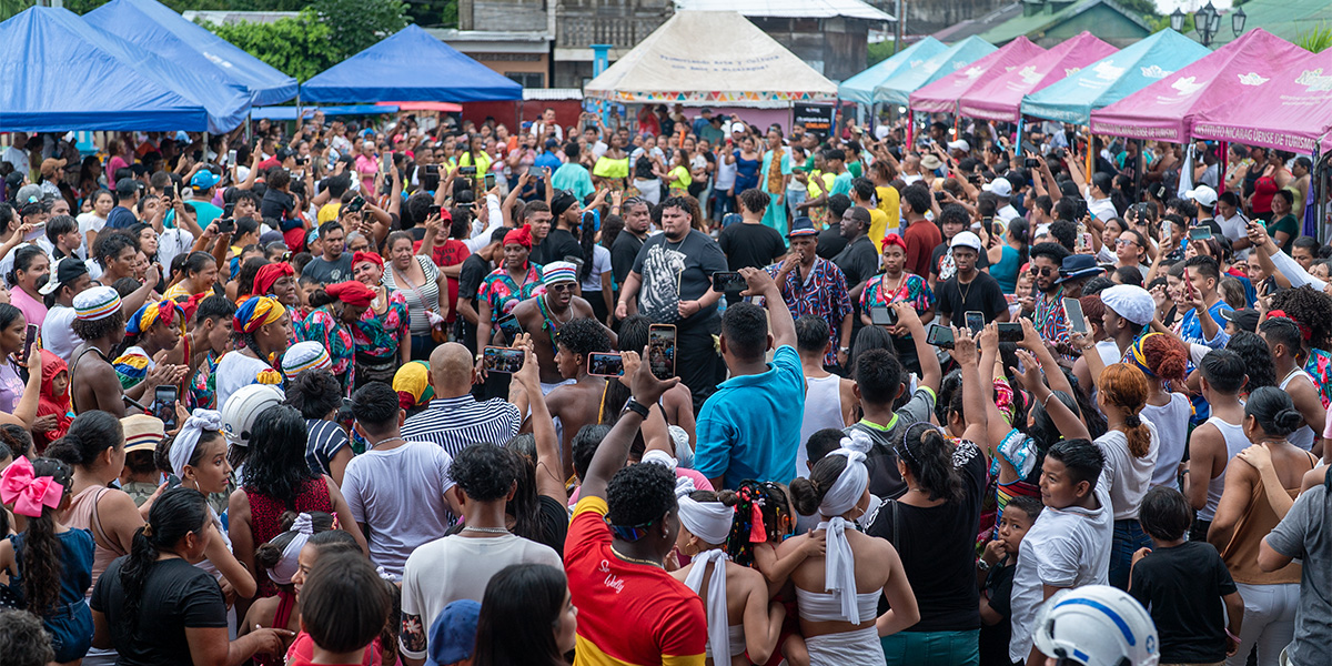 Carnaval Caribeño inundó calles de Corinto, Chinandega